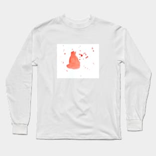 cat, kitten, animal, cute, pet, bright, comfort, tranquility, spray, bright, watercolor, painting, art, Long Sleeve T-Shirt